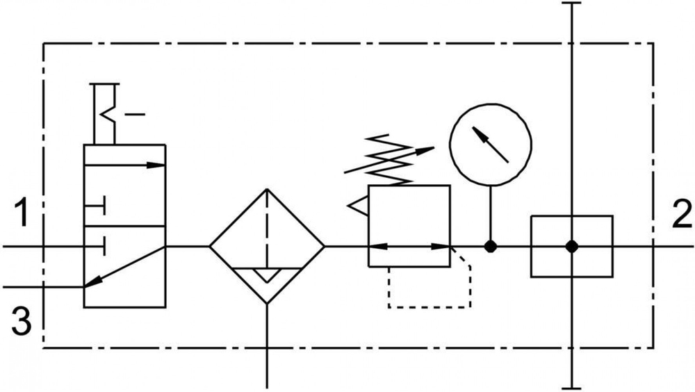 LFRS-1/4-D-MINI-KB-A Блок подготовки воздуха