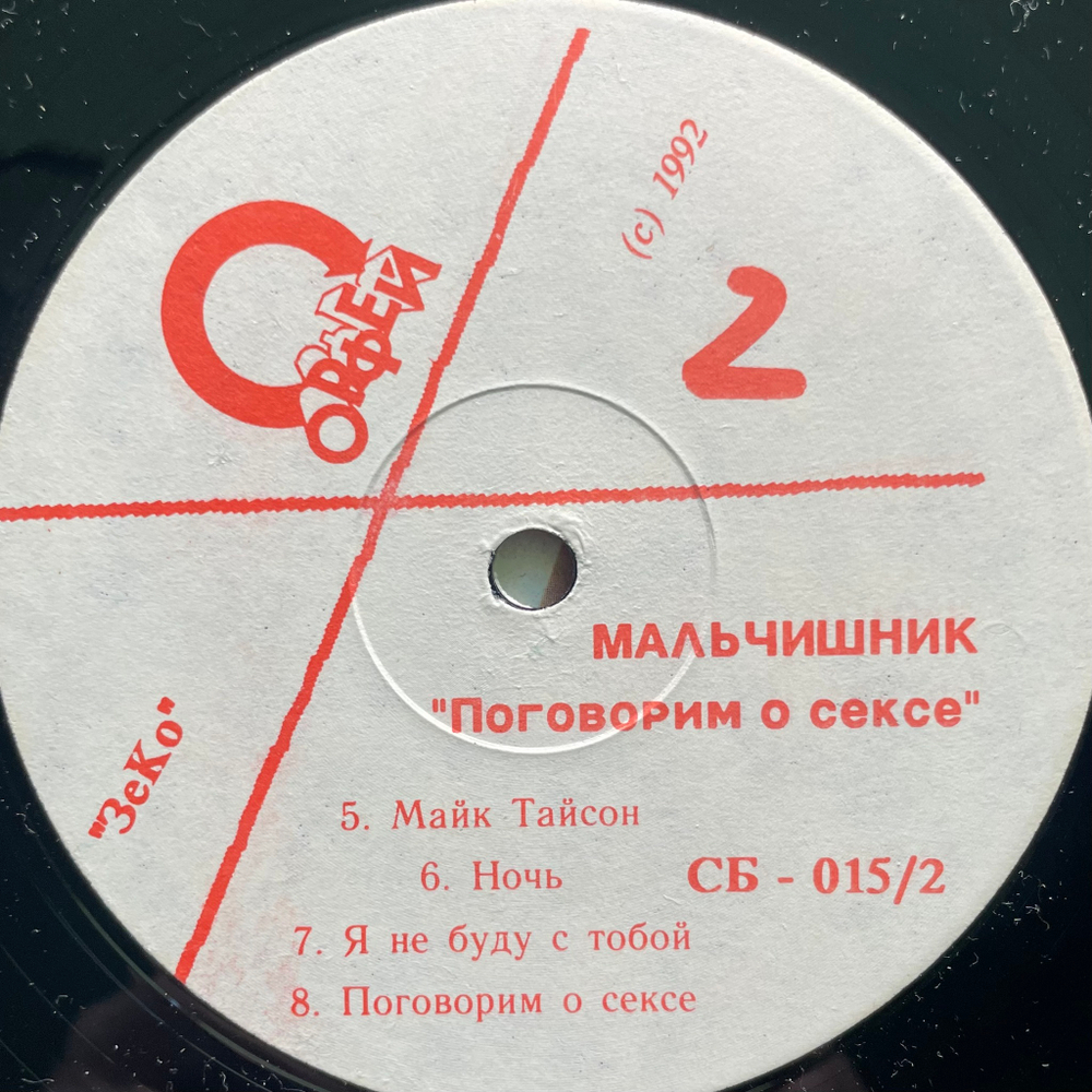 Мальчишник ‎– Поговорим О Сексе (Россия 1992г.)