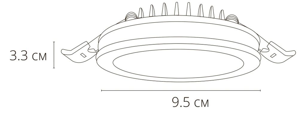 Точечный встраиваемый светильник Arte Lamp