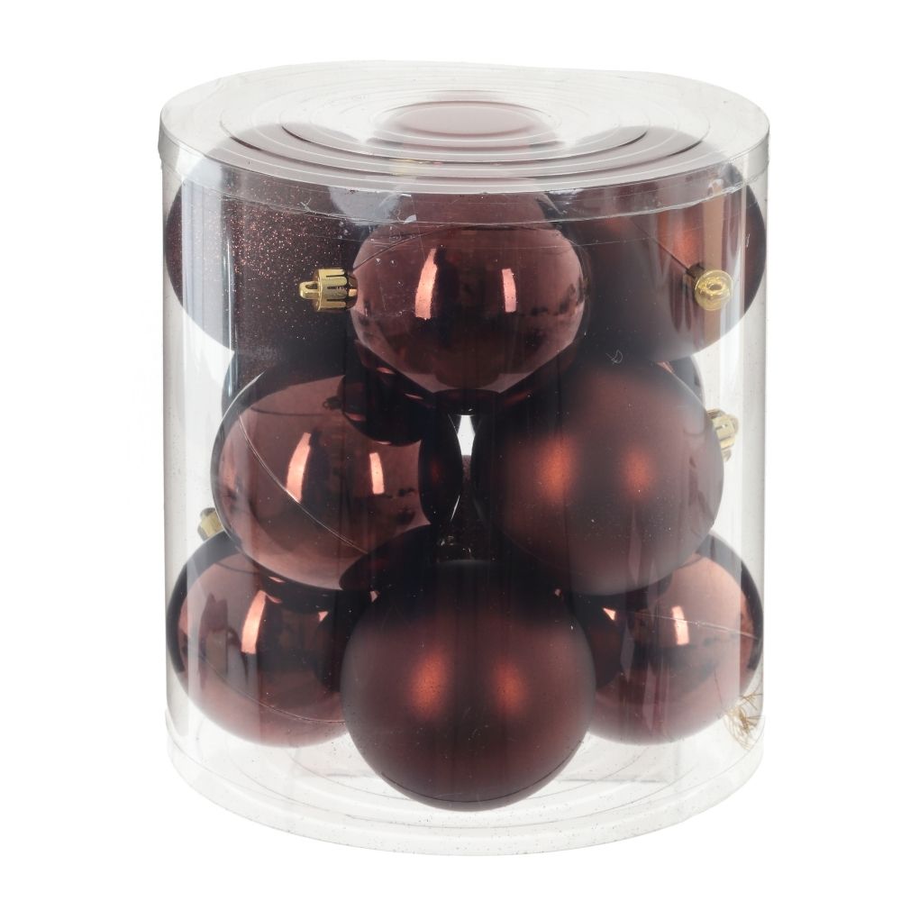 GAEM Набор из 12шт Украшение новогоднее "Шар", D8 см, L19 W19 H21 см