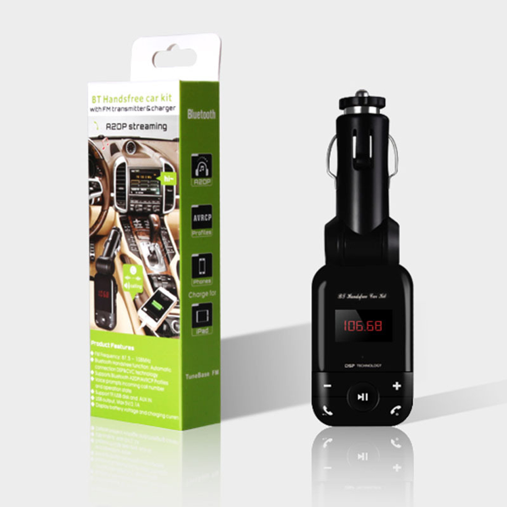 Автомобильный FM-трансмиттер - A20p/BT26 Bluetooth (черный)