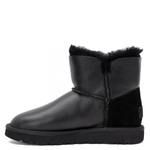 Ugg Mini Bailey Button II Metallic Black