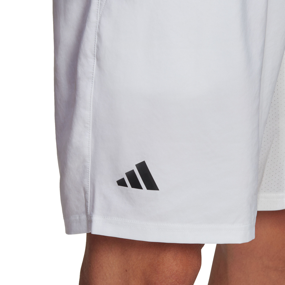 Мужские теннисные шорты adidas Club 3-Stripes 9in Shorts Men - White, Black