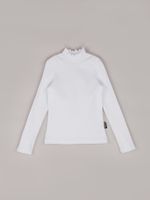 Бадлон с волнистым воротом "Белый" 7+