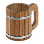 33373 КРУЖКА 0,5 Л, ДУБ (1/3) "БАННЫЕ ШТУЧКИ"