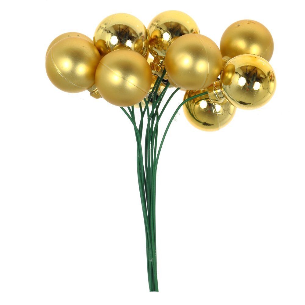 GAEM Набор из 12 шт, Изделие декоративное "Ягоды" (20мм), L9 W4 H15 см