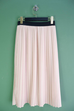 Юбка Kaos плиссе нежного цвета, маркировка М, визуально 46 размер