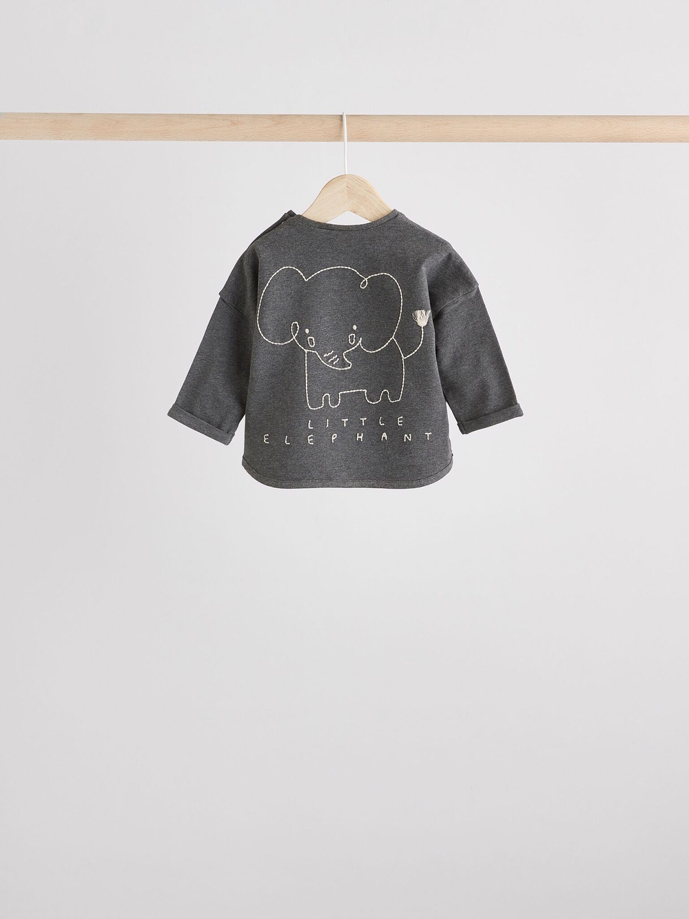 Лонгслив и легинсы в комплекте для малышей Next E48-113, 3 шт., Бежевый, Серый