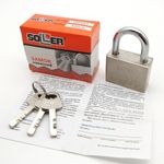 Замок висячий ВС 450мм Экстра хром (501 SOLLER) (00000428)