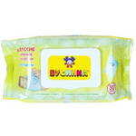 Детские салфетки влажные без отдушки с клапаном №80 (Бусинка)