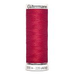 Нитки универсальные Gutermann Sew-all 100 (200 метров), 5 кат. | 383 малиново-красный