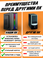 Системный блок ПК intel core i5 16 Гб 256 Гб