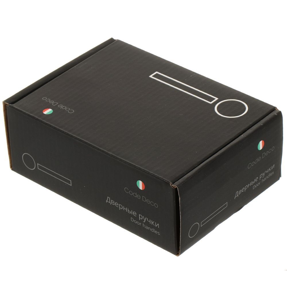 Ручка дверная Code Deco, H-22114-A-BLM, 30271, чер, алюминий