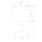 Настольная лампа TK Lighting 5217 Deva White