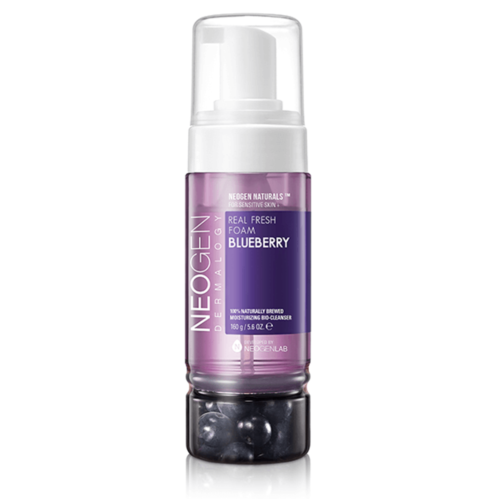 Neogen Dermalogy Real Fresh Blueberry Увлажняющая кислородная пенка с ягодами черники