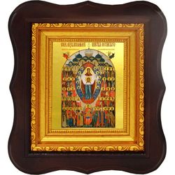 Собор Святых Покровителей Российского Воинства. Икона на холсте