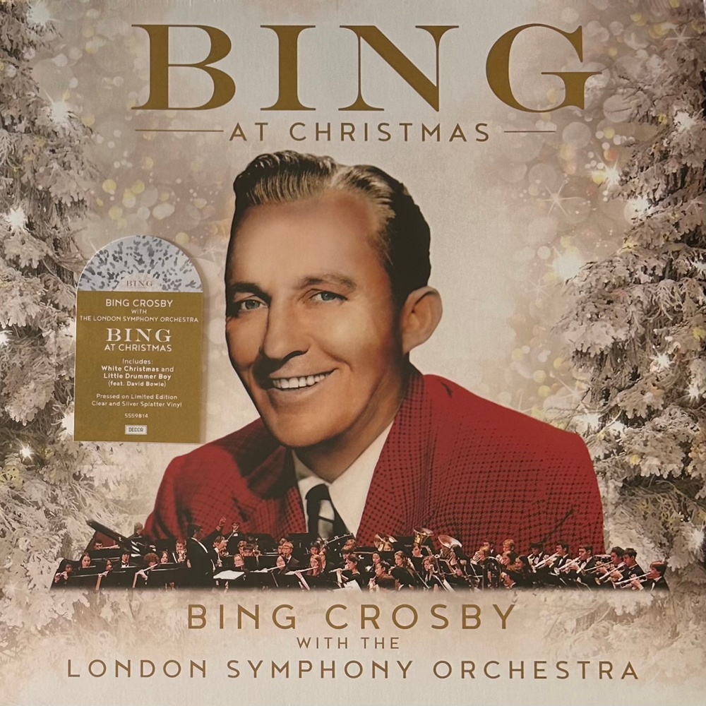 Bing Crosby With The London Symphony Orchestra ‎– Bing At Christmas (Европа 2023г.) Silver Splatter