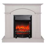 Каминокомплект Real Flame Jacomo PN с очагом Fobos Lux Black (без пульта)