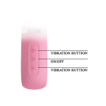 Нежно-розовый вибростимулятор-кролик 20,5см Pretty Love Thomas BI-014621-1