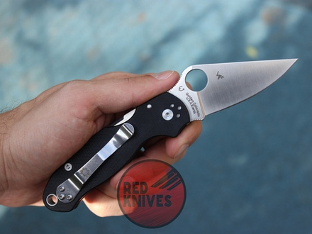 Нож Spyderco Para 3 G10 ЧБ C223GP
