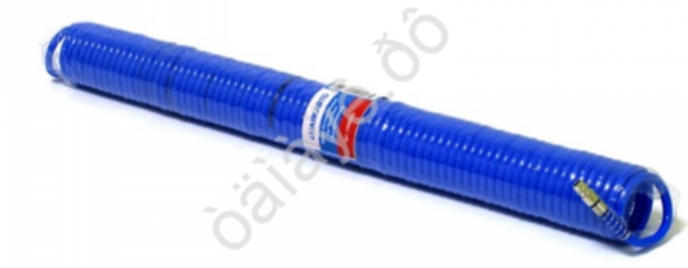 Шланг спиральный продува (PU) 15м*08мм*5мм с быстросъемами МаякАвто 150805м