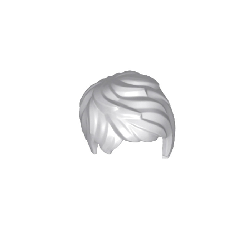 Волосы с Чёлкой 37823 Light Bluish Gray