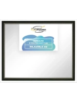 Зеркало настенное в раме 50x50