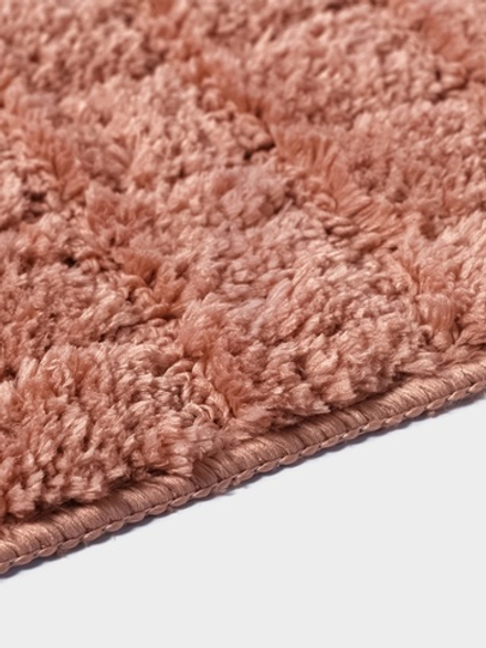 Коврик для ванной из микрофибры SAVANNA «Таормина», 40×60 см, пыльная роза