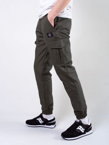 Брюки COOL PENGUIN Jogger Fleece Canvas (Темн.оливковый)