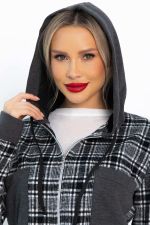 Рубашка с капюшоном Стокгольм (серая) Б14593-50М LT Collection