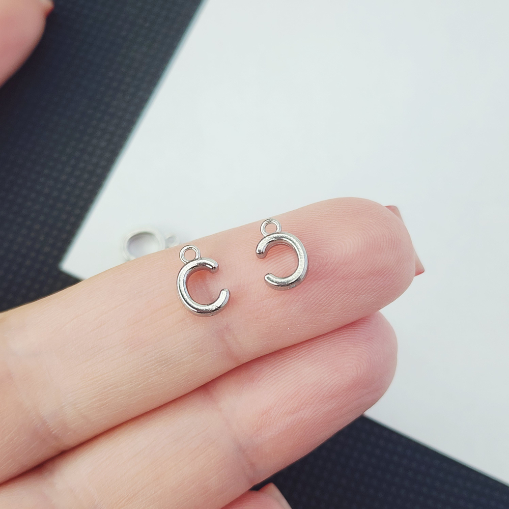 Буква "С", сталь, 9мм, литера, алфавит