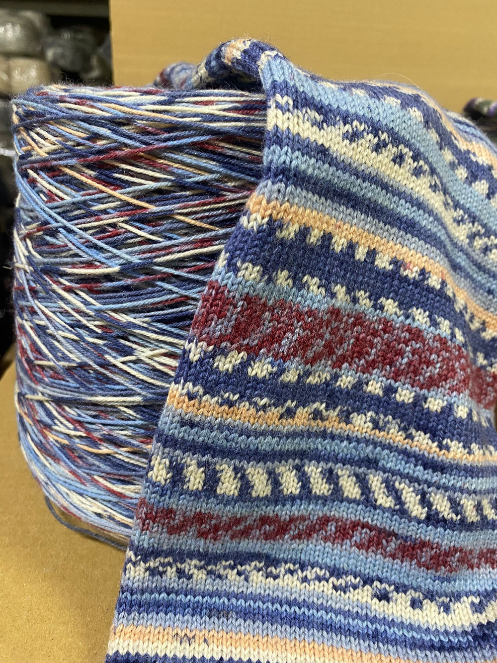 Бобинная пряжа Flower Print (60)