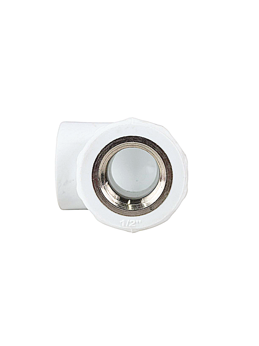 Угольник комбинированный PPR внутренняя резьба 25х 1/2,  белый, РТП (100/25)