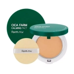 Farmstay Пудра для лица Cica Farm Calming Pact + Refill SPF50+ PA++++ / 21 тон