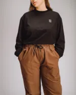 Лонгслив Подполье черный