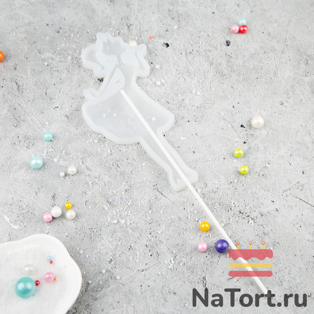 Палочки бумажные для леденцов и кейк-попсов (белые, 20 см, d - 3 мм) 100 шт