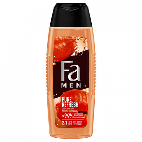 ФА Men Гель для душа мужской Pure Refresh Гуарана 2в1 250 мл (2419)