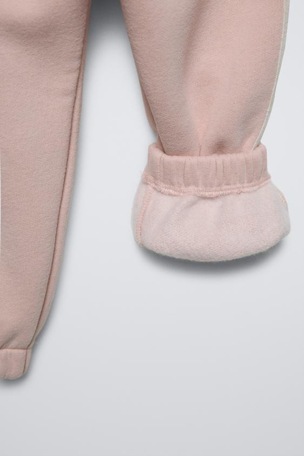 ZARA СПОРТИВНЫЕ БРЮКИ С ПОЯСОМ, ПАСТЕЛЬНО-РОЗОВЫЙ