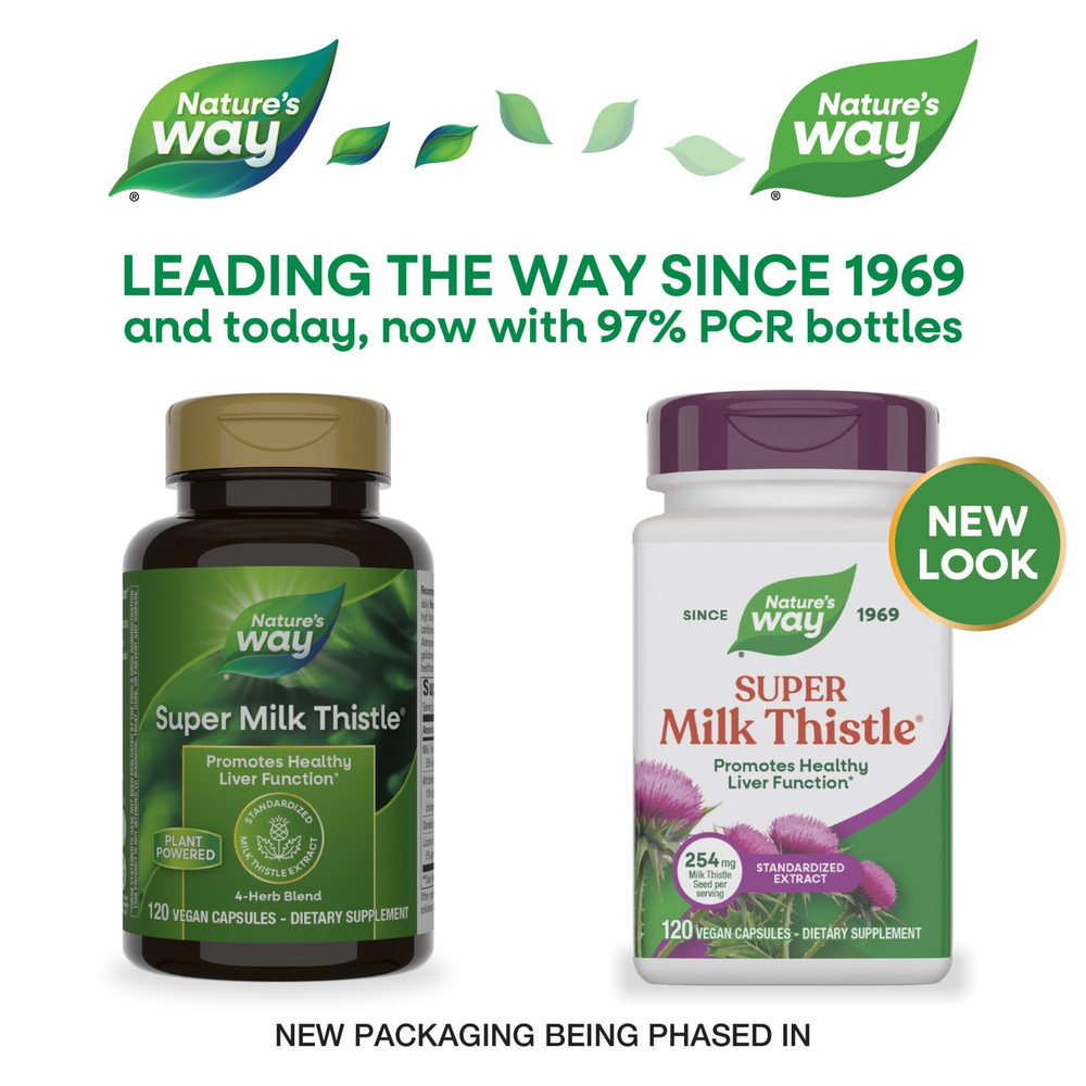 Nature's Way, Super Milk Thistle®, 120 веганских капсул