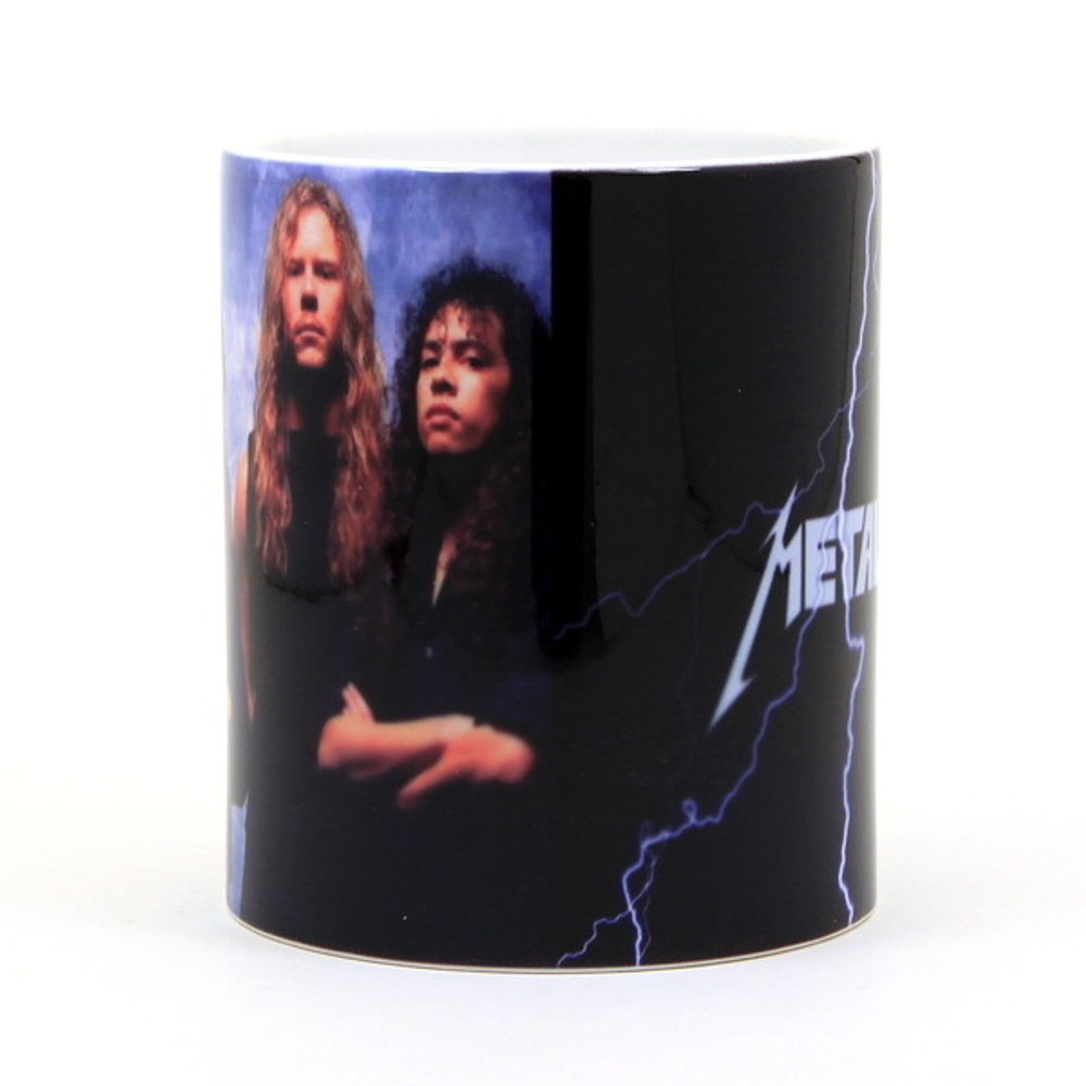 Кружка Metallica ( группа молодые / надпись в молнии )