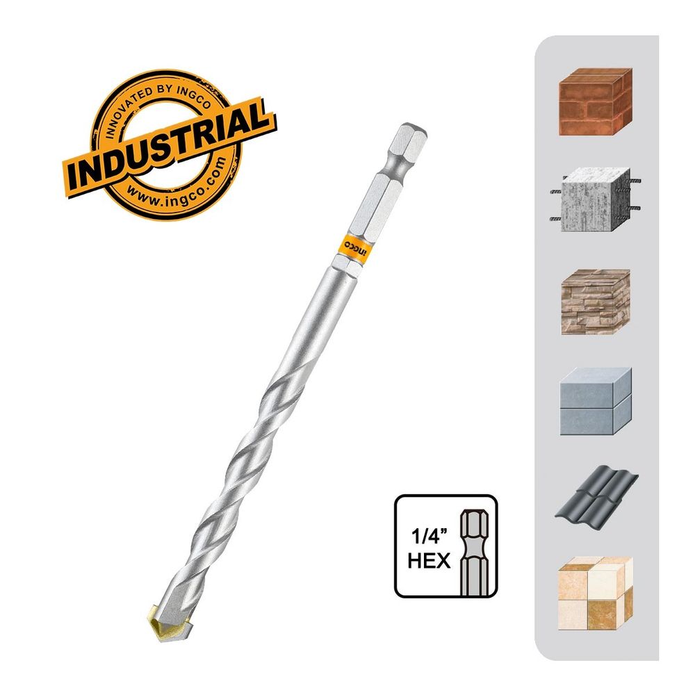 Сверло по бетону INGCO DBM2210595 INDUSTRIAL 5 мм