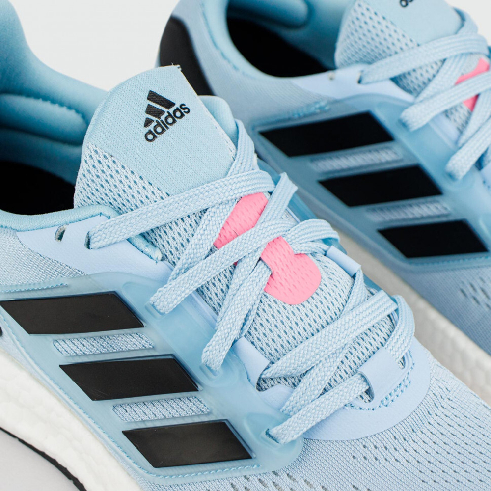 кроссовки Adidas Pureboost 22 Blue Black Str. Wmns HQ1459