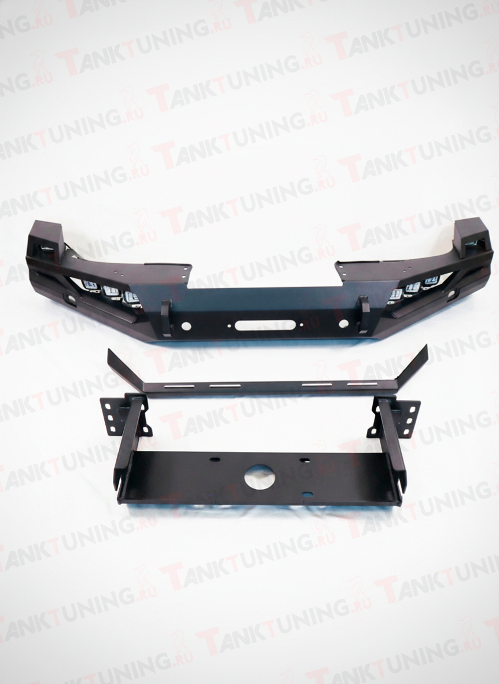 Tank300 Бампер силовой передний с ПТФ Tengqian Predator