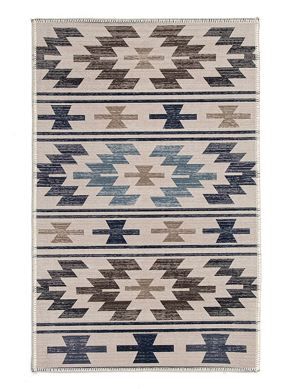Коврик придверный LUCKY 40x60 серый/бежевый (этнос)
