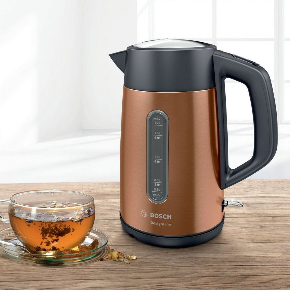 Чайник электрический BOSCH TWK4P439, коричневый