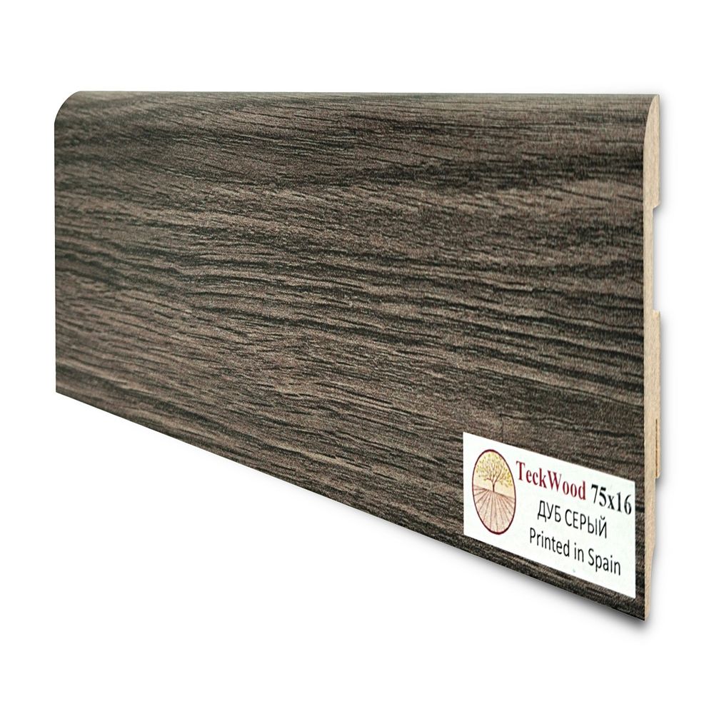 Плинтус напольный Teckwood Дуб Серый (Oak Grey)