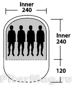 Outwell Fusion 400 Mocca [110051]