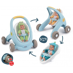 для кукол  Smoby MiniKiss  - коляска, ходунки 3в1