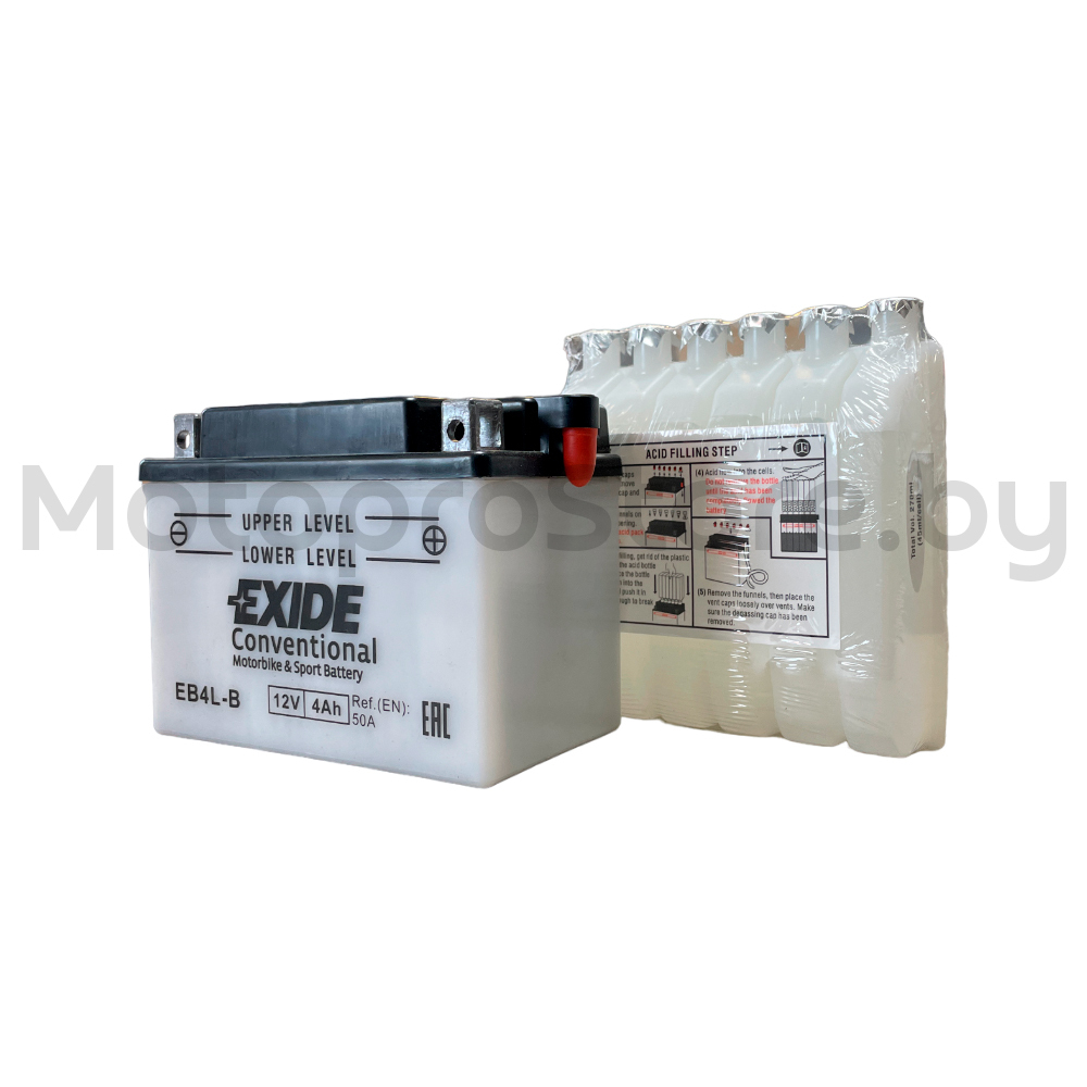 Аккумуляторная батарея EXIDE Conventional EB4L-B