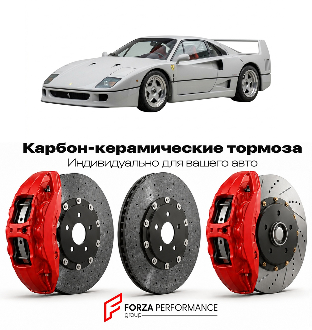 Карбон-керамическая тормозная система для Ferrari F40 1987-1992 Феррари